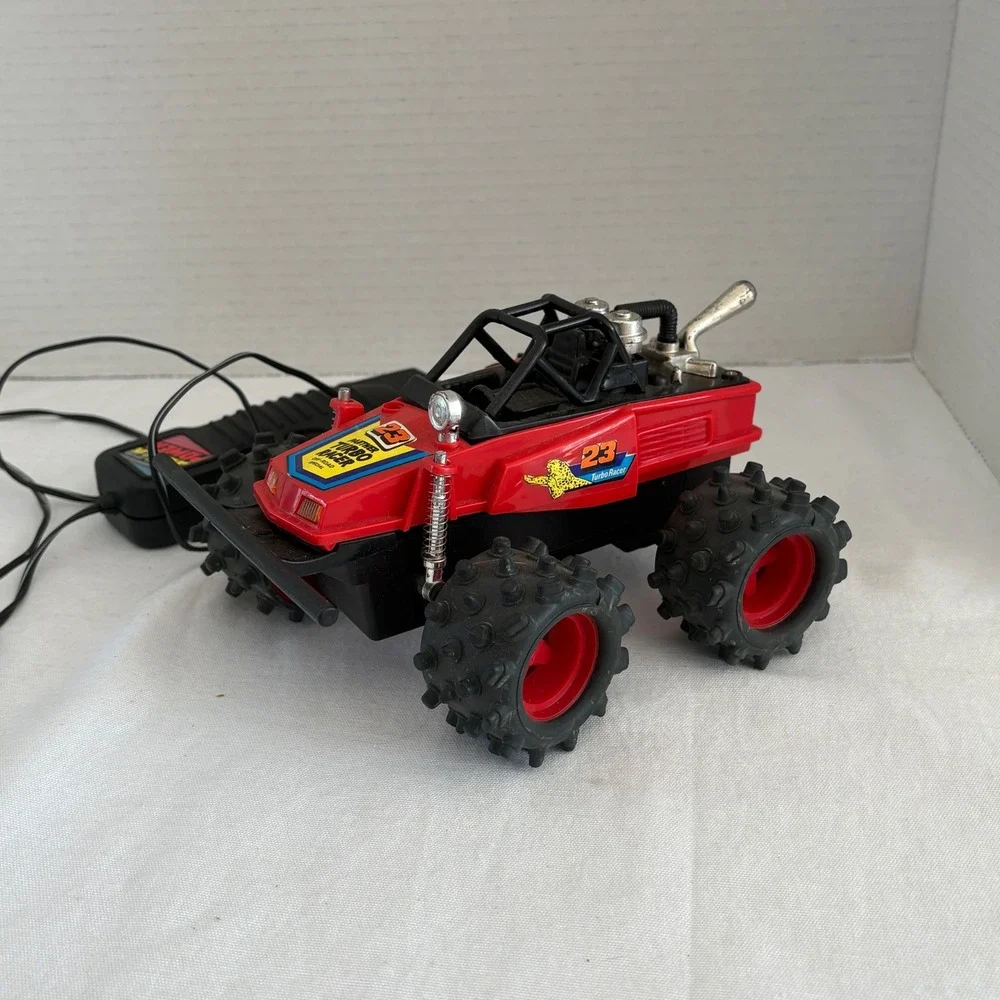 Vintage Nikko Atlas 6 and Panther Turbo Racer RC Car Lot with Controllers‎ 27MHz